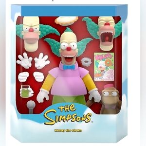 Krusty the Clown Figure & Accessories New In Box
